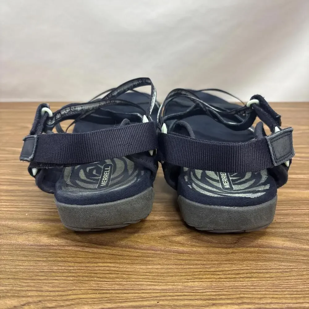 Merrell Terran 3 Cush Lattice Strappy Sandal Navy Size 12
